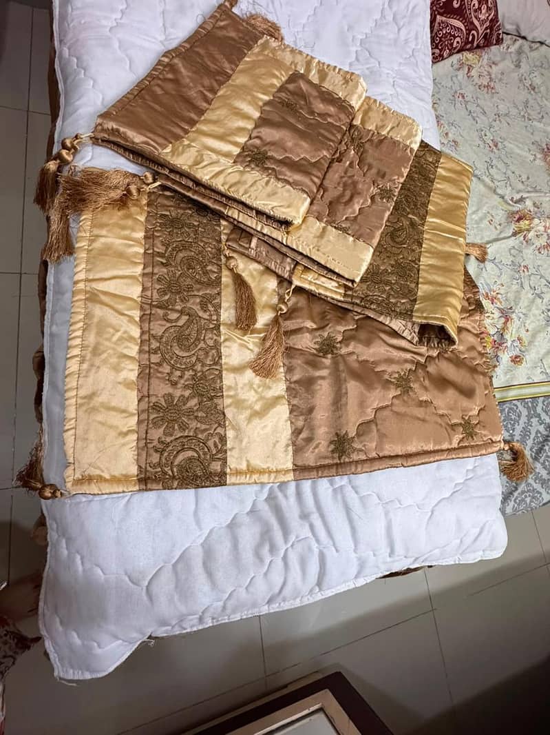 bridal embroided bedsheet set 2