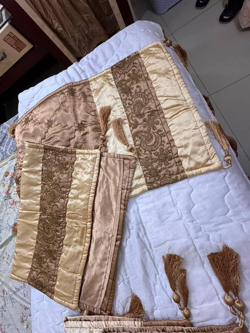 bridal embroided bedsheet set 3