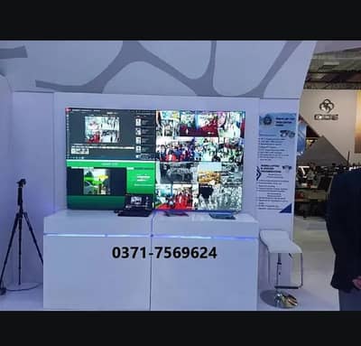 Commercial Video Wall Controller Dahua Video Wall Panel Matrix Display