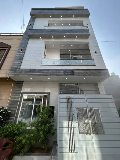 3 Marla Brand New Triple Storey House For Sale Pak Arab Society (C-Pearl Block) Prime Location Ferozepur Road Lahore