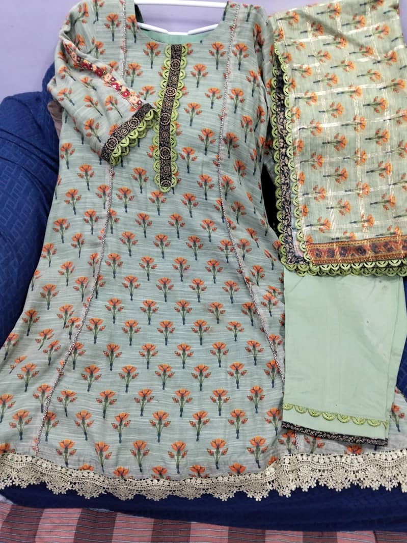 3pc lawn stitched 0