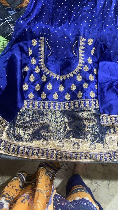 Net tila and beads work designer dress