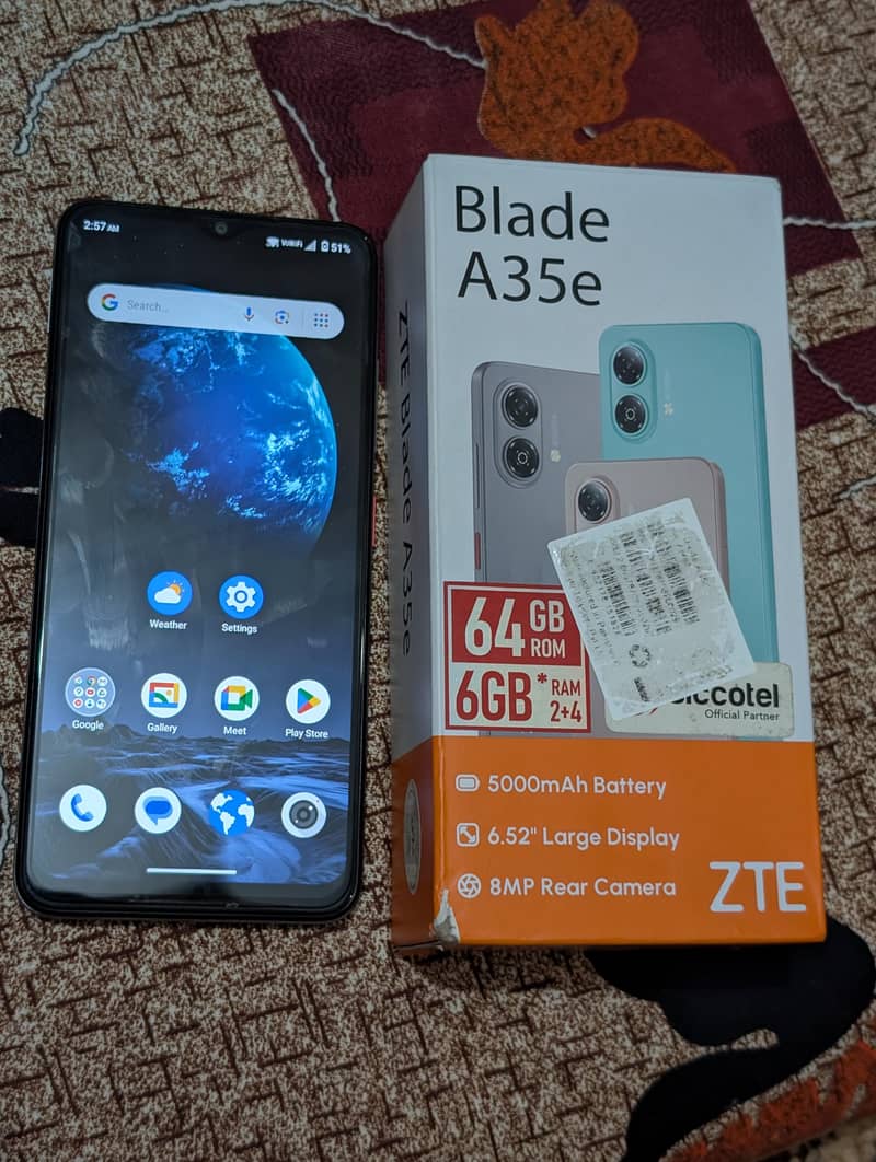 ZTE Blade A35e. 0