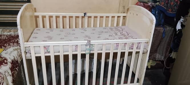 white bed