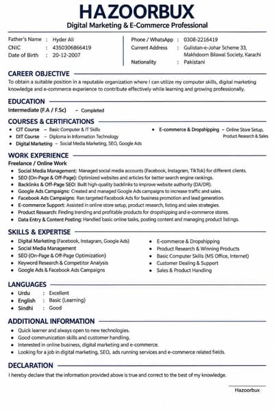 I need a job