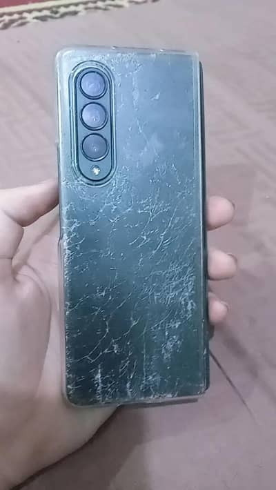 Samsung Z Fold 4 For Parts - Board OK - Green Line - 12/256GB
