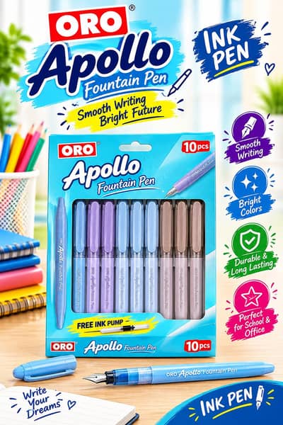 ORO Ink Pen 10 Pcs - Original Smooth -