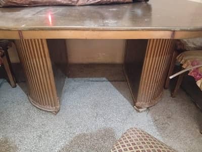 6 Seater Chinoti Wooden Dinning Table Set
