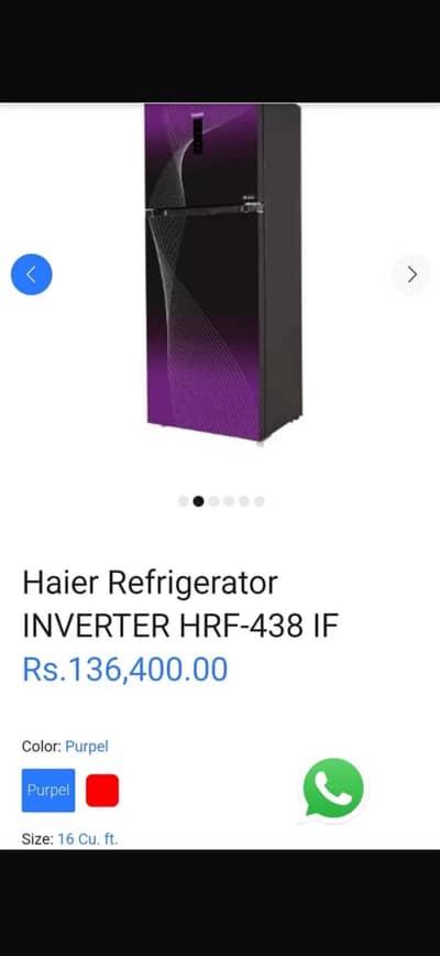 Like new haire medium wide fridge