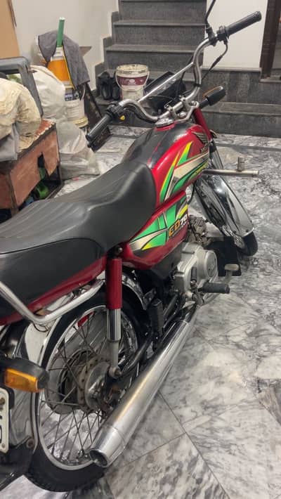 Honda 70cc 2022 model biometric on the sport