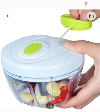 12 Blades Manual Food Chopper 900ml - All Pakistan COD