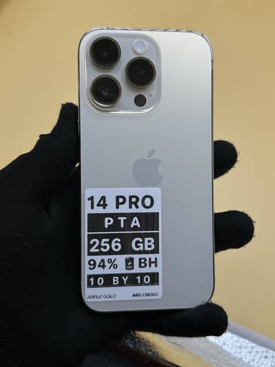 Apple iPhone 14 Pro Gold 256 GB 94% Battery Health