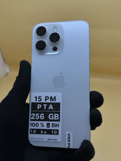 Apple iPhone 15 Pro Max 256 GB PTA APPROVED 100% Battery Health
