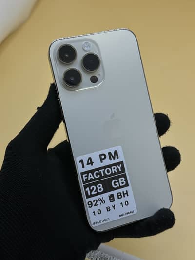 Apple iPhone 14 Pro Max 128 GB FACTORY UNLOCK Non PTA 92% BATTERY