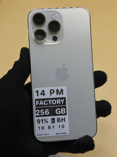 Apple iPhone 14 Pro Max 256 GB Factory unlock Non PTA 91% Battery