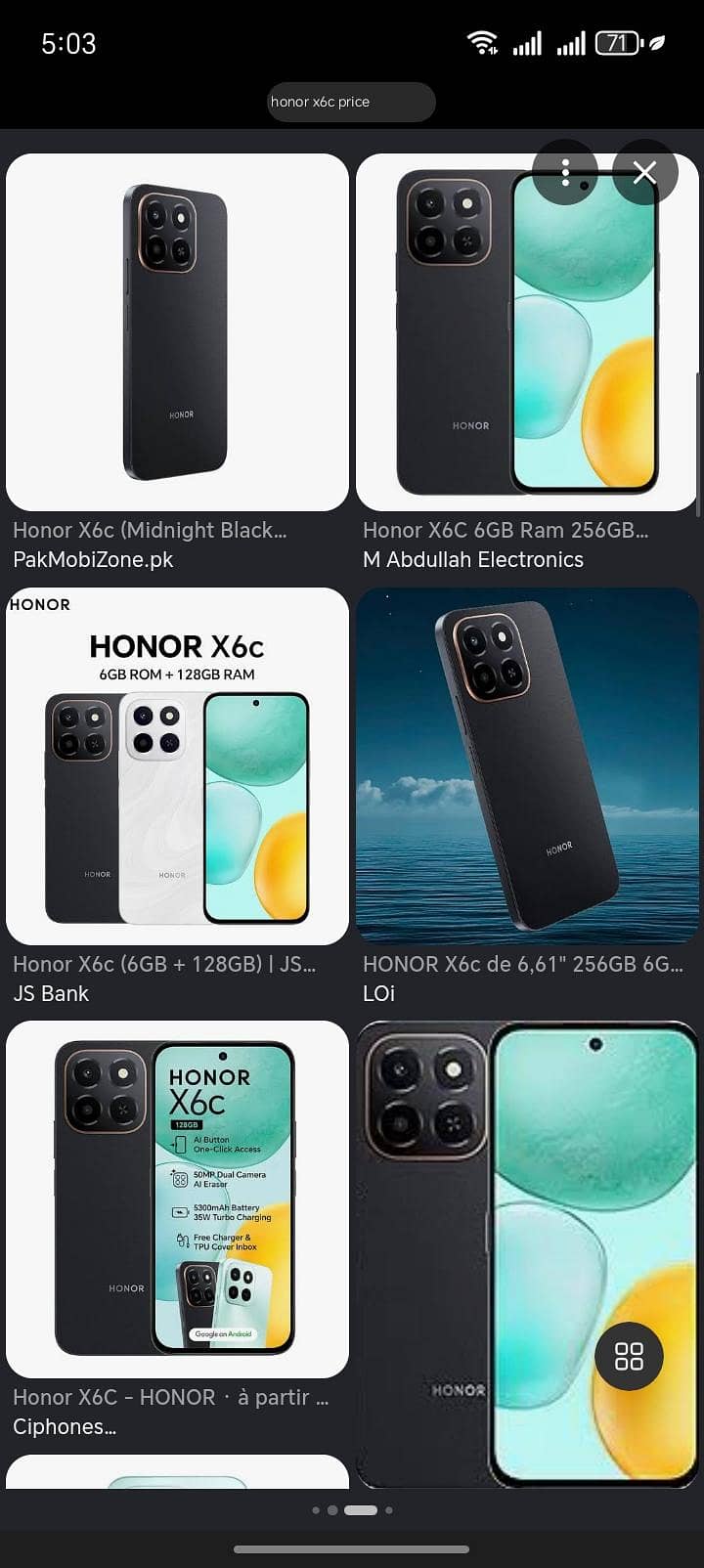 Honor 6C 0