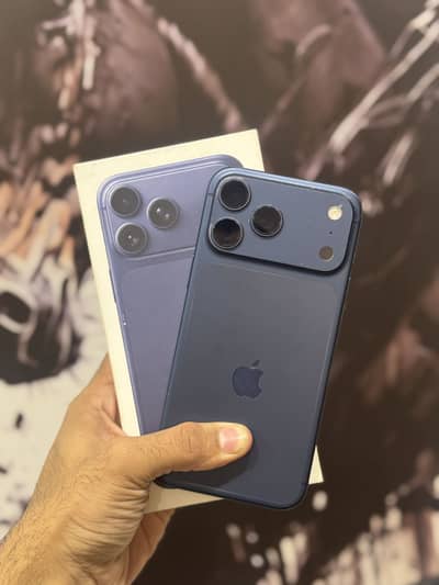 IPhone 17 Pro Max Blue 256GB ( Dual E Sim Non Active )