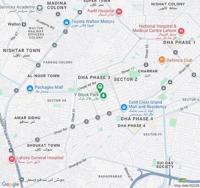 Ideally located 1 kanal plot near to SHEEBA PARK IN Y BLOCK DHA PHASE 3