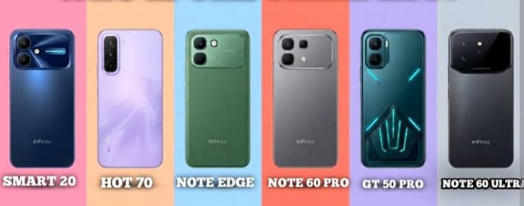 Infinix Smart 20 4/64 / Hot 60i 6/128 / Hot 70 6/128 / Note 60