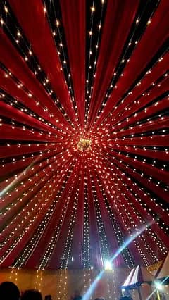 tent shamiyana light decoration Muzaffarghar