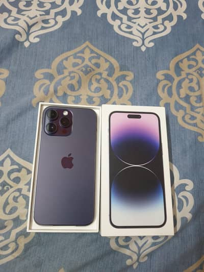 IPHONE 14PRO MAX 256 PTA WITH BOX