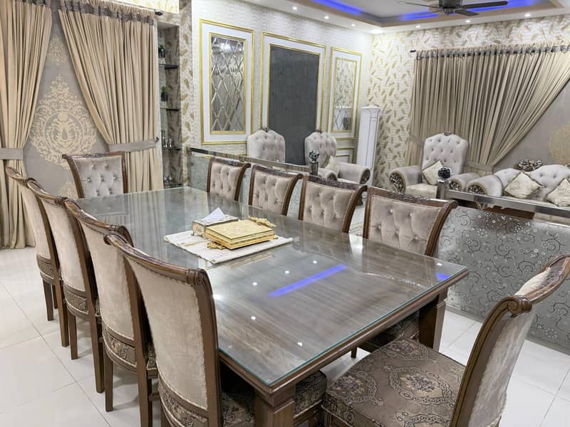 Dining table with 10 chairs 2
