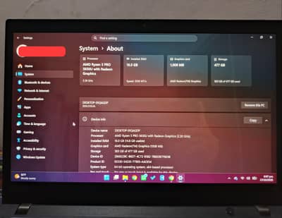 Lenovo Thinkpad T14 Ryzen 5 pro