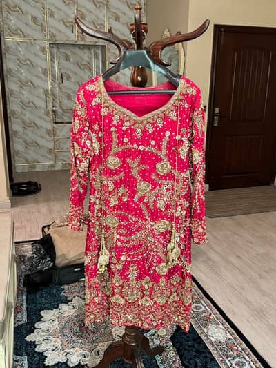 Bridal lehenga and gharara heavy dresses