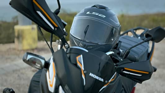 Ls2 helmet flip up with visor