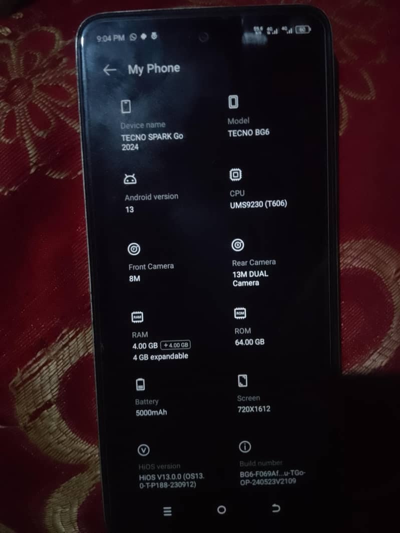Tecno Spark Go 0