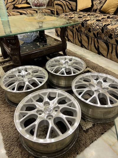 Toyota Corolla SE Saloon Original Alloy Rims 14 inch 100 PCD