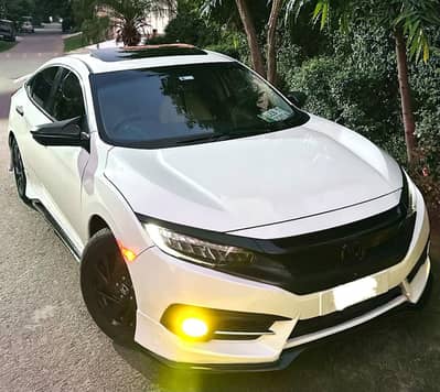 Honda Civic x 1.8 2017 maintained and modified urgent sale facelifted!