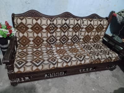 sofa set Tally lakad ka brown polish