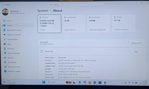 Hp EliteBook G830 G5