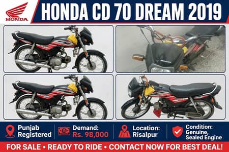 Honda Dream CD 70cc in very good condition