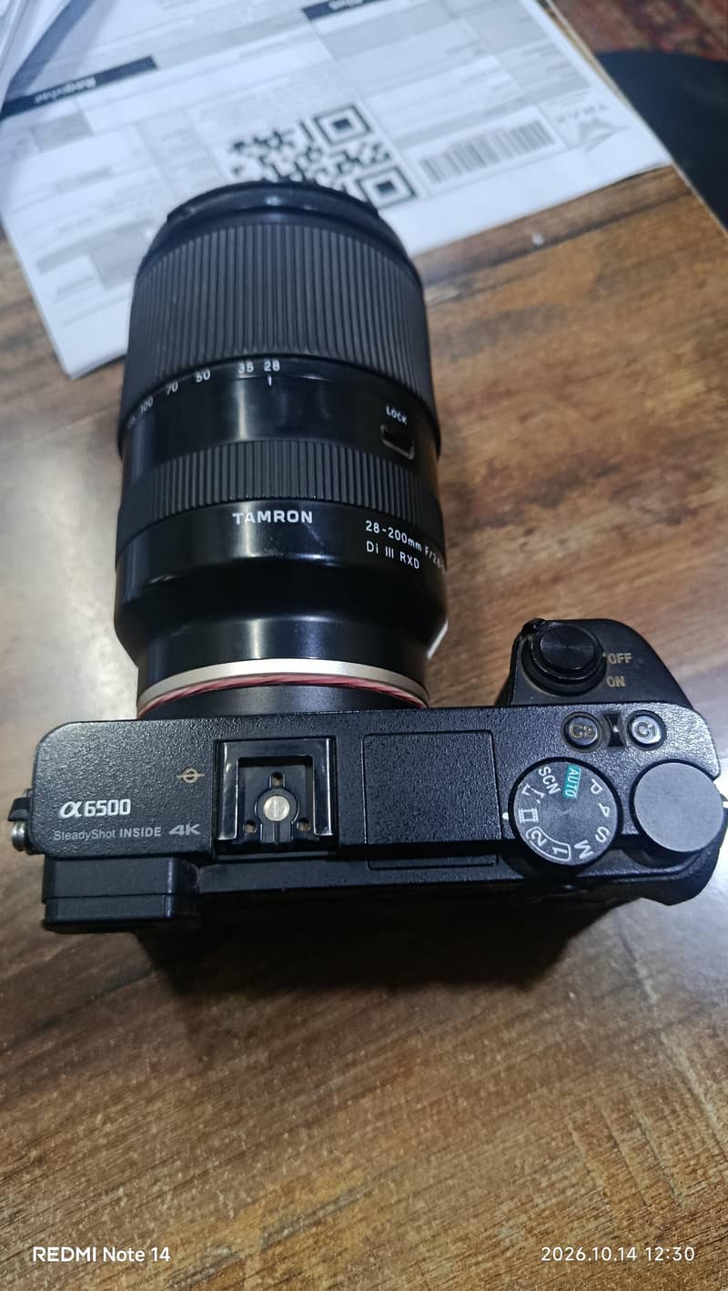 sony camera A6500 1