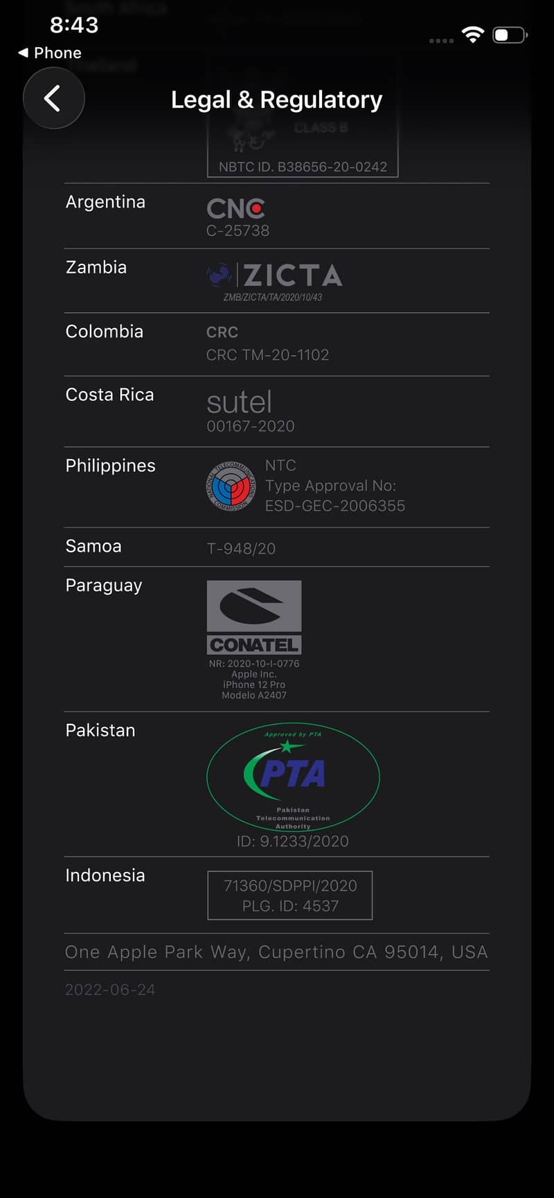 Apple iPhone 12 Pro 11
