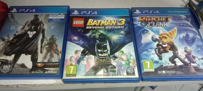 pack of 3 PlayStation 4 games new