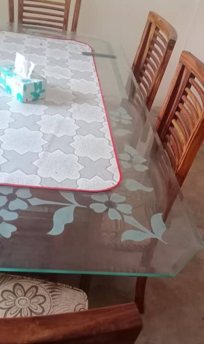 6 chairs dining table
