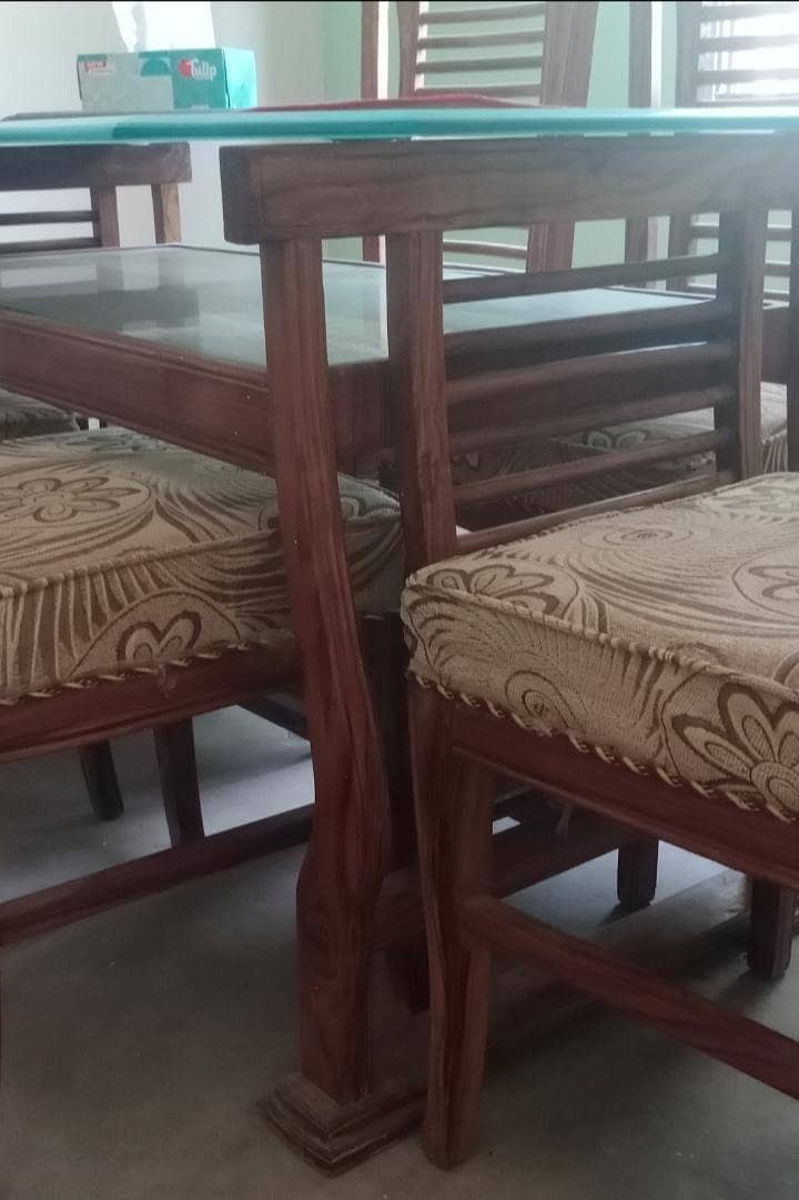 6 chairs dining table 4