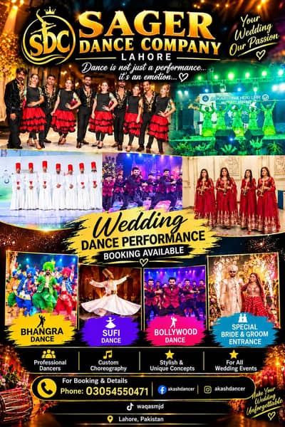 Sagar dance company 03063765585