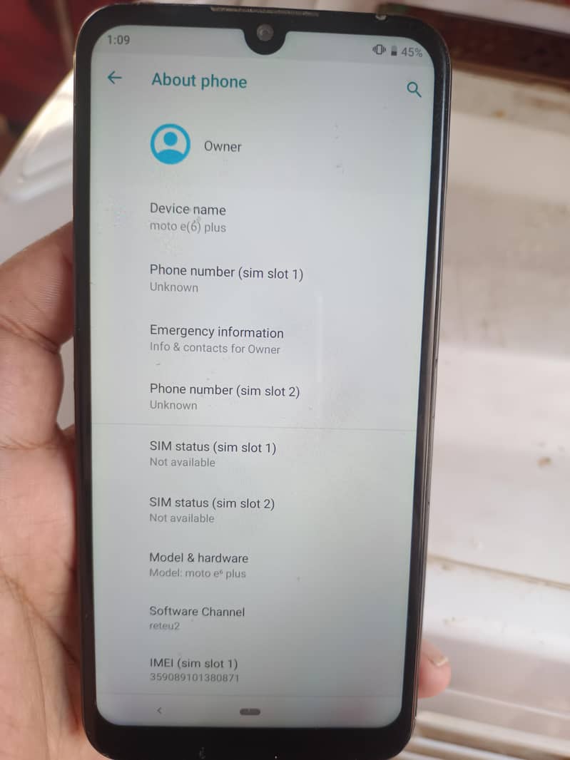 Motorola Moto E6 Plus 7