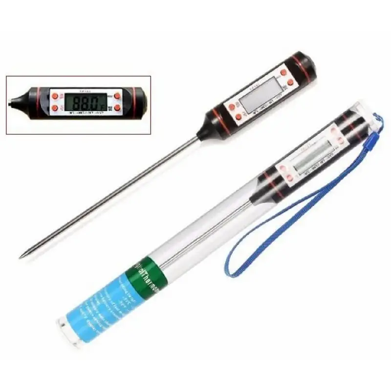 Digital Kitchen Heat Gauge Thermometer For Oven Baked Barbeque — photo 12