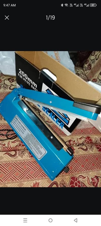 12-inch Impulse hand Sealer tool Machine -300 mm Sealing Machine