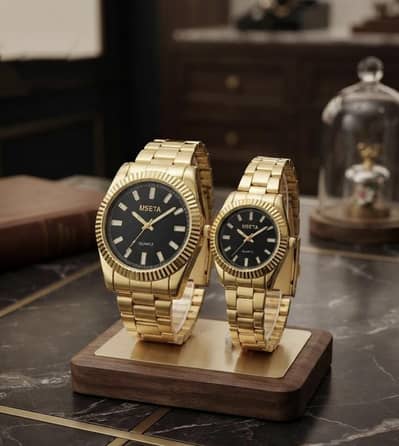 Golden couple watch
