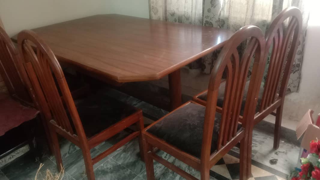 dining table with 6 chairs 0