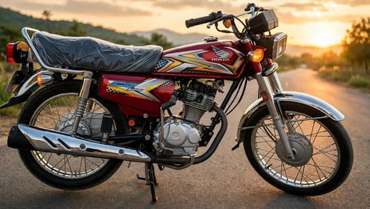 125 motorcycle 14000 kilo miter Chali he