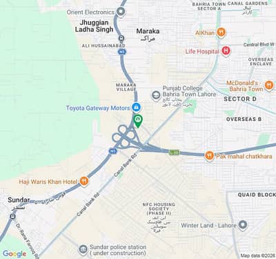 1 Kanal Hot Location Plot With Investor Rate Available For Sale In Bahria Town Lahore.