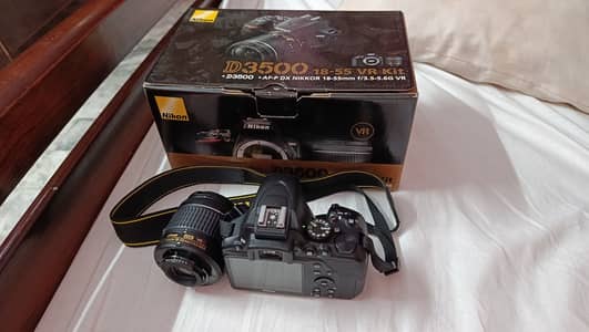 Nikon D3500 with standard 18*55 lens