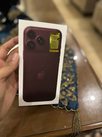 Apple iPhone 18 Pro Max 256 gb Pta Approved Box Pack Non Active